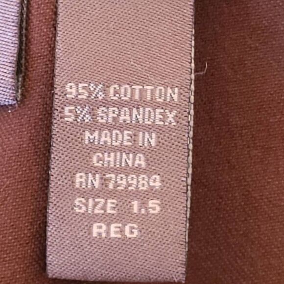 Additions by Chico's Brown Cotton Spandex Pants Size 10 - Picture 5 of 12